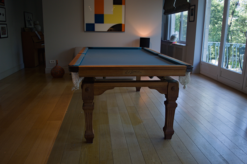 De Riley-tafel bij Lucie B., na restauratie
