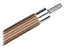 Detail van de joint met gestreept hout - Longoni Como Reato