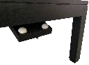 Zwarte tafel met uitgeschoven lade met ballen - Golfbiljart Carrinho Sidney