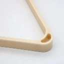 Kunststof driehoek, close-up van de hoek - Driehoek Poolballen Prof 57.2