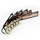 Set van zes pocketzakken met messing ringen - Pocket rail