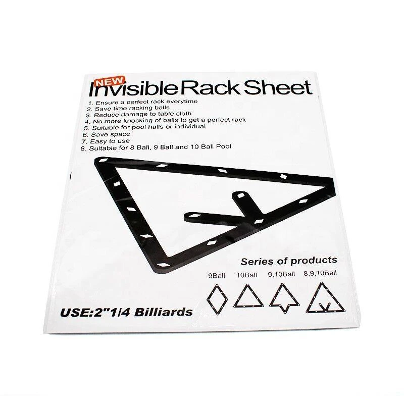 Invisible Rack Sheet met gebruiksaanwijzing - Driehoek Magick Rack 57.2mm