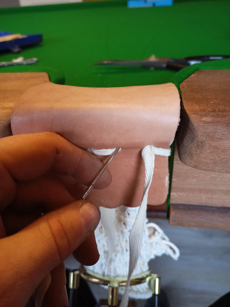 Cinta de algodón para troneras de snooker (Marrón)