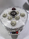 Ballenpoetsmachine van bovenaf, met doorzichtige schijf - Mr. Billiards wisselbare schijf carambole, golfbiljart, Russian