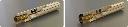 Twee close-ups van het Longoni S3-topeind met de messing VP2-joint - Longoni topeind S3 C 71cm VP2