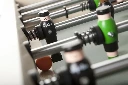 Tafelvoetbal, detail van de poppen en de stangen - Jupiter HomeStar