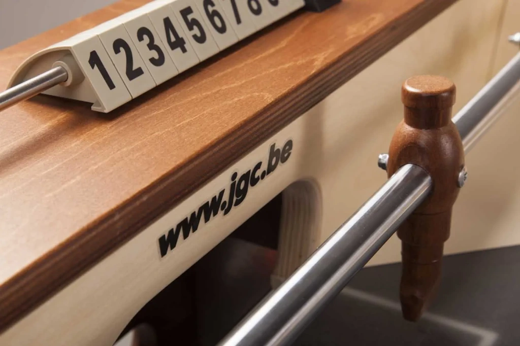 Tafelvoetbal met scoreteller, detail - Jupiter Star