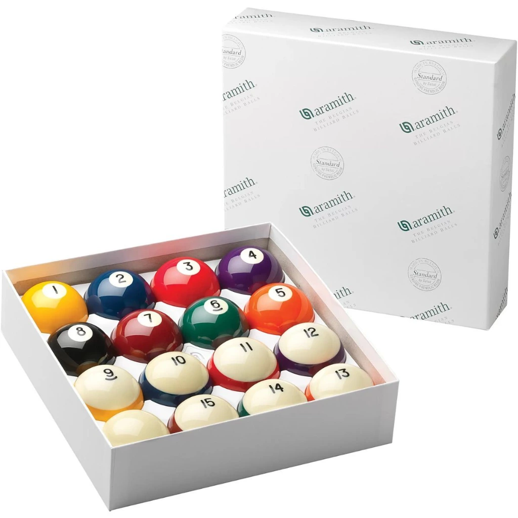 Aramith ballenset met witte verpakking - Accessoires Kit Pool Aramith Standaard