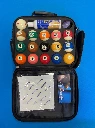 Geopende koffer met ballen en toebehoren - Ballenkoffer pool - My Aramith Super Aramith Pro-Cup TV