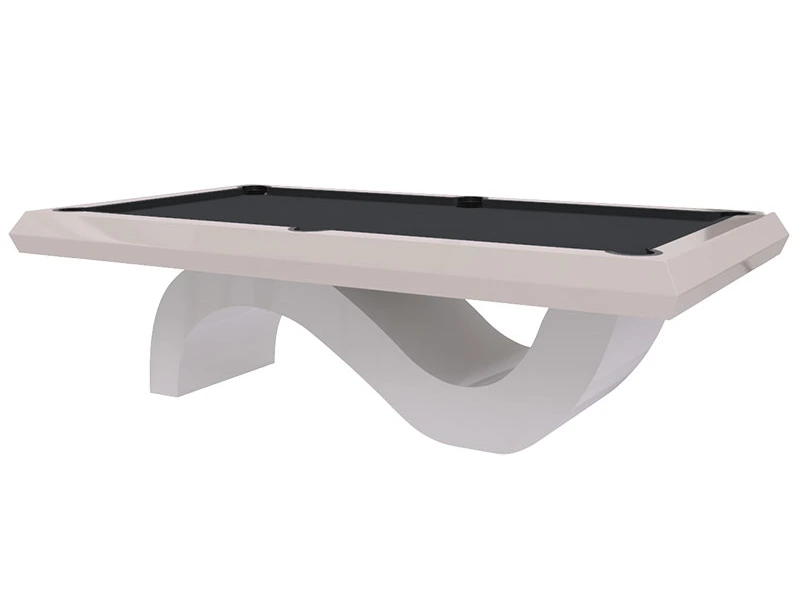 Biljart met wit golvend onderstel - Pooltafel Xavigil Picasso