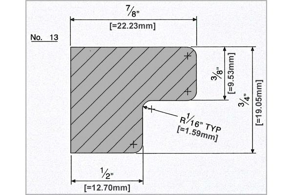 Profieltekening L77 / nr. 13