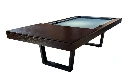 Eettafel-biljart met donkere dekplaat - Pooltafel / eettafel Buffalo Harlem