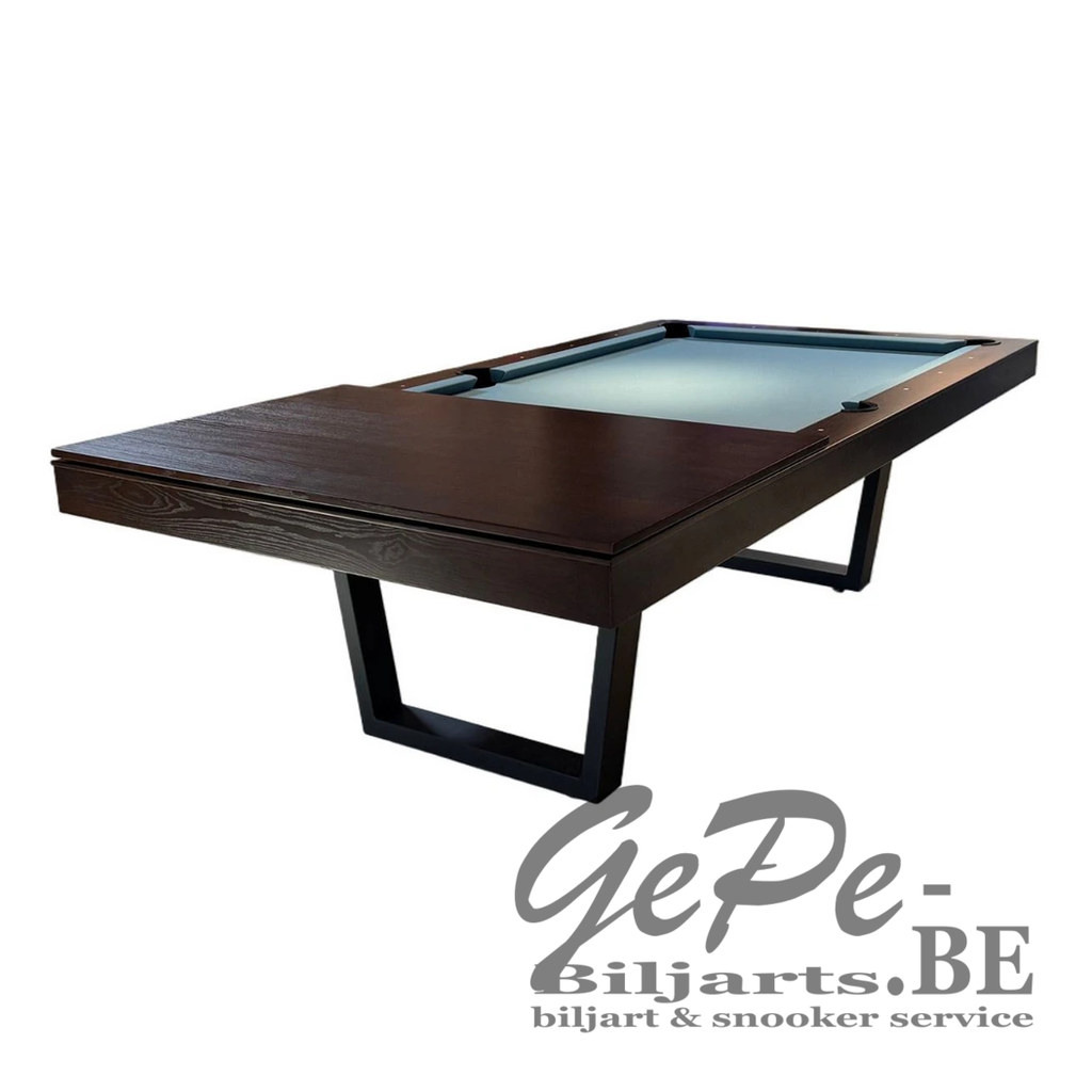 [003880006] Pooltafel / eettafel Buffalo Harlem (7ft, Zwart)