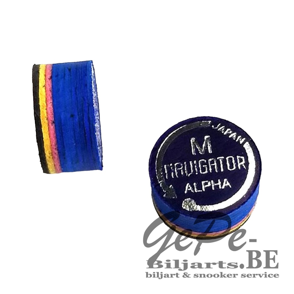 [007620002] Cue tip Navigator Alpha Pro Max (Opvolger Alpha Blue Medium)