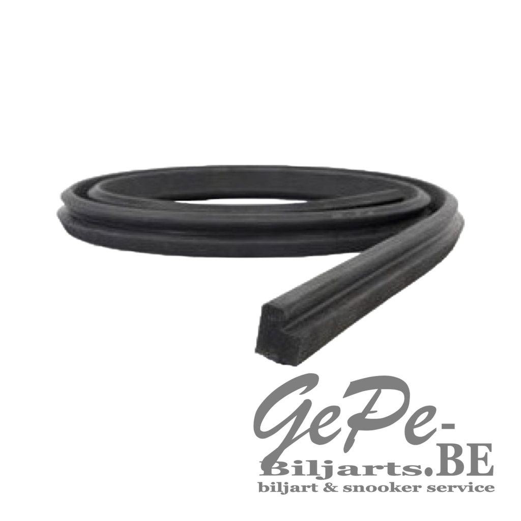 Bandengummi Snooker Black Northern - Profil L77 (182 cm)