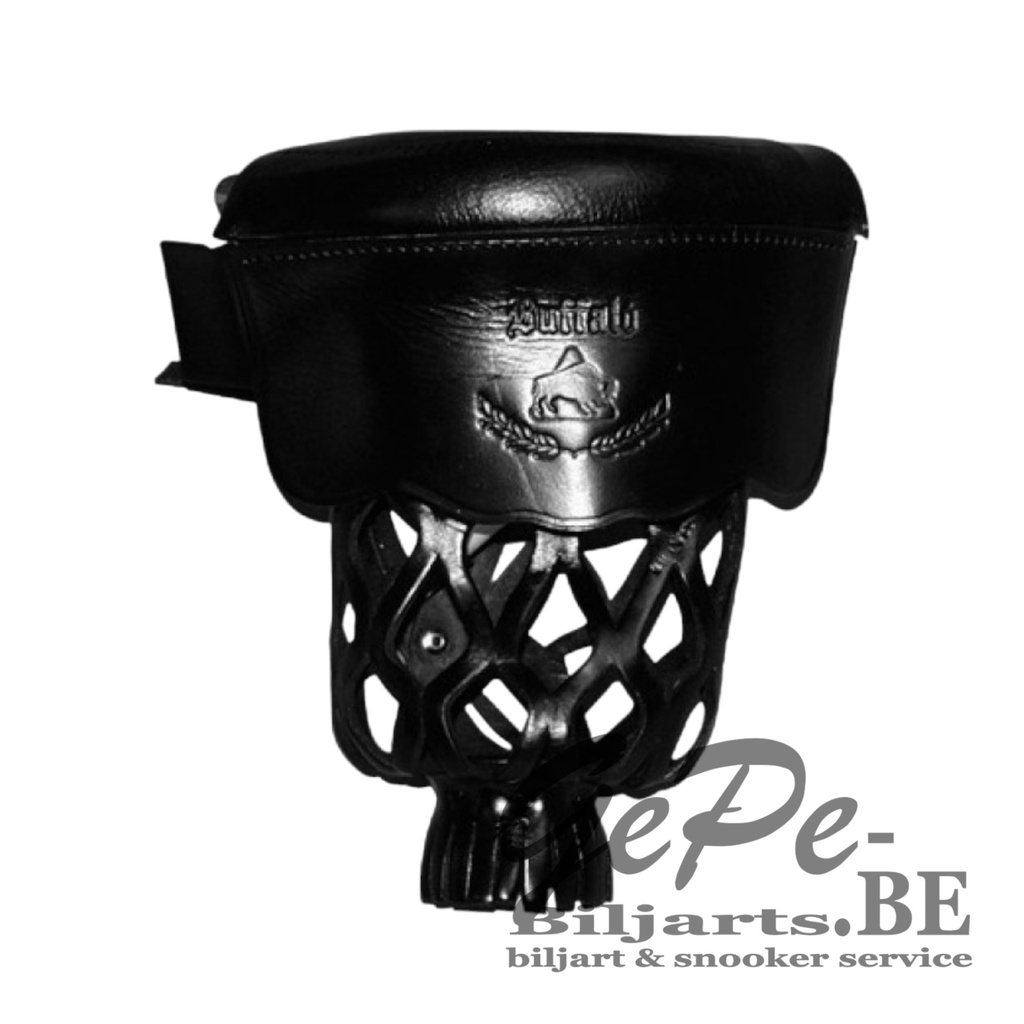 [002280002] Pockets Buffalo Zwart Leer Set (6 stuks)