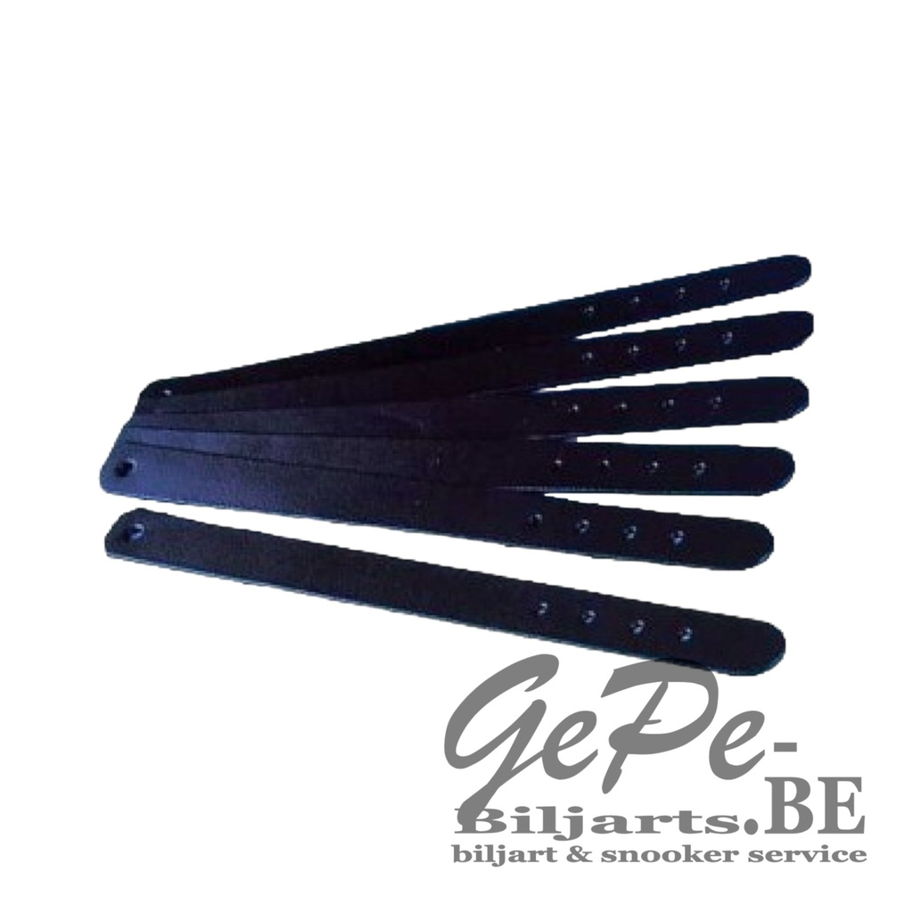 袋口皮革小带