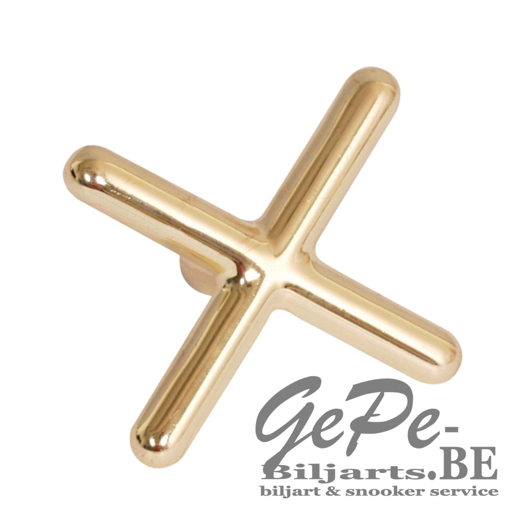 [004230000] Bridge Snooker Kruis Brass