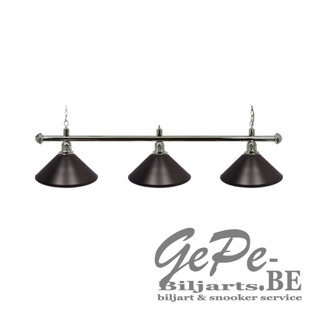 [004650000] Lichtscherm 3-kap mat zwart