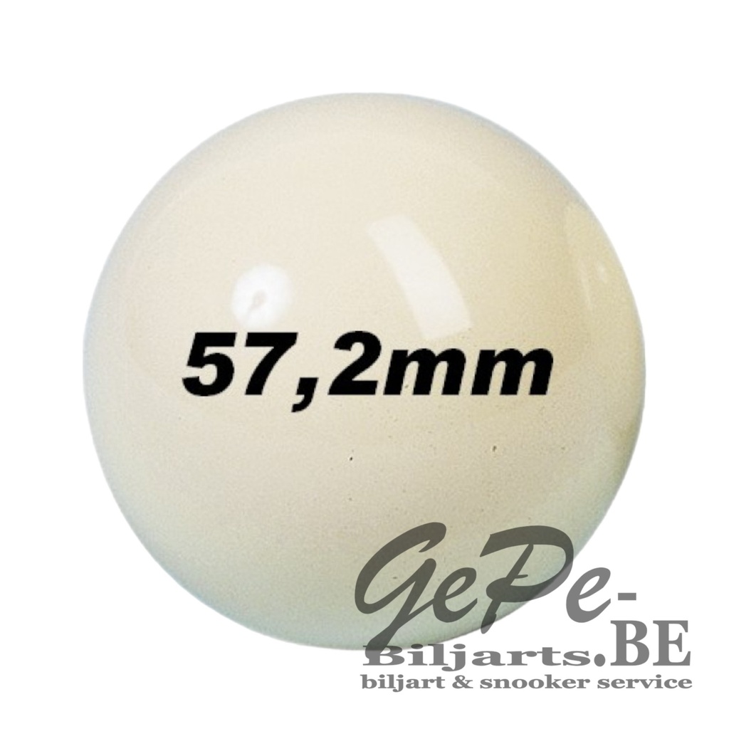  Boule détachée 57,2 mm Blanche