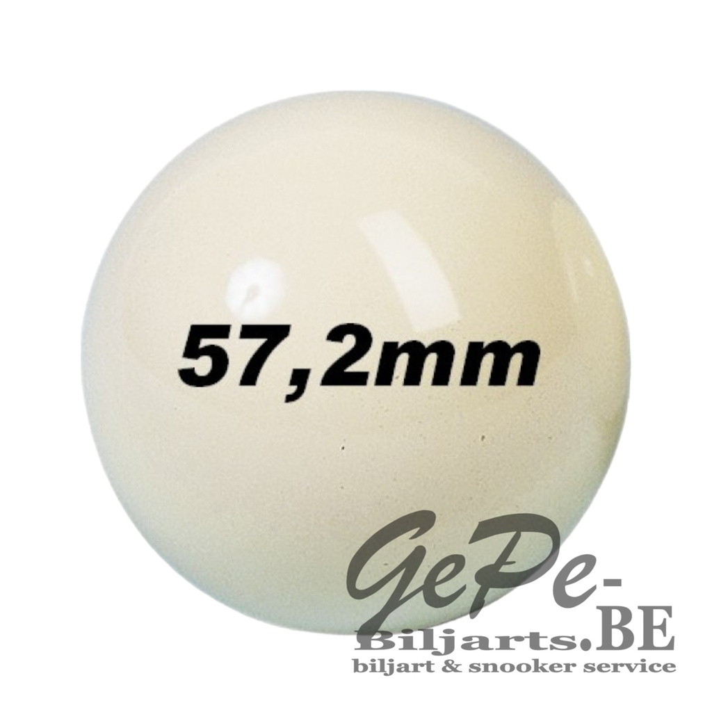 Boule de billard pool 57,8mm Blanc