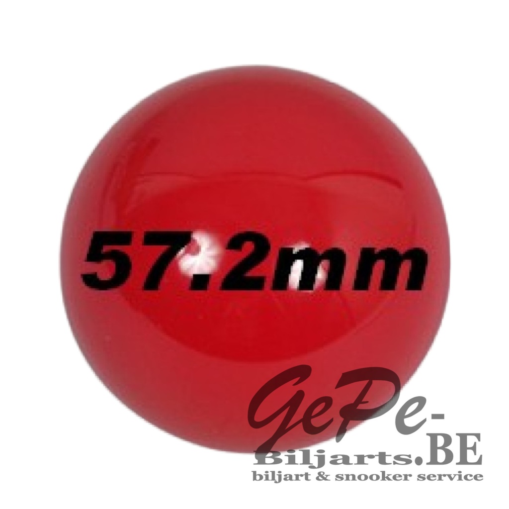 Boule de billard pool 57,2mm rouge