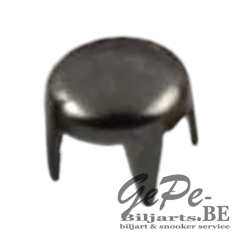 [004960006] dopje met krammen 24mm (24mm, Black)