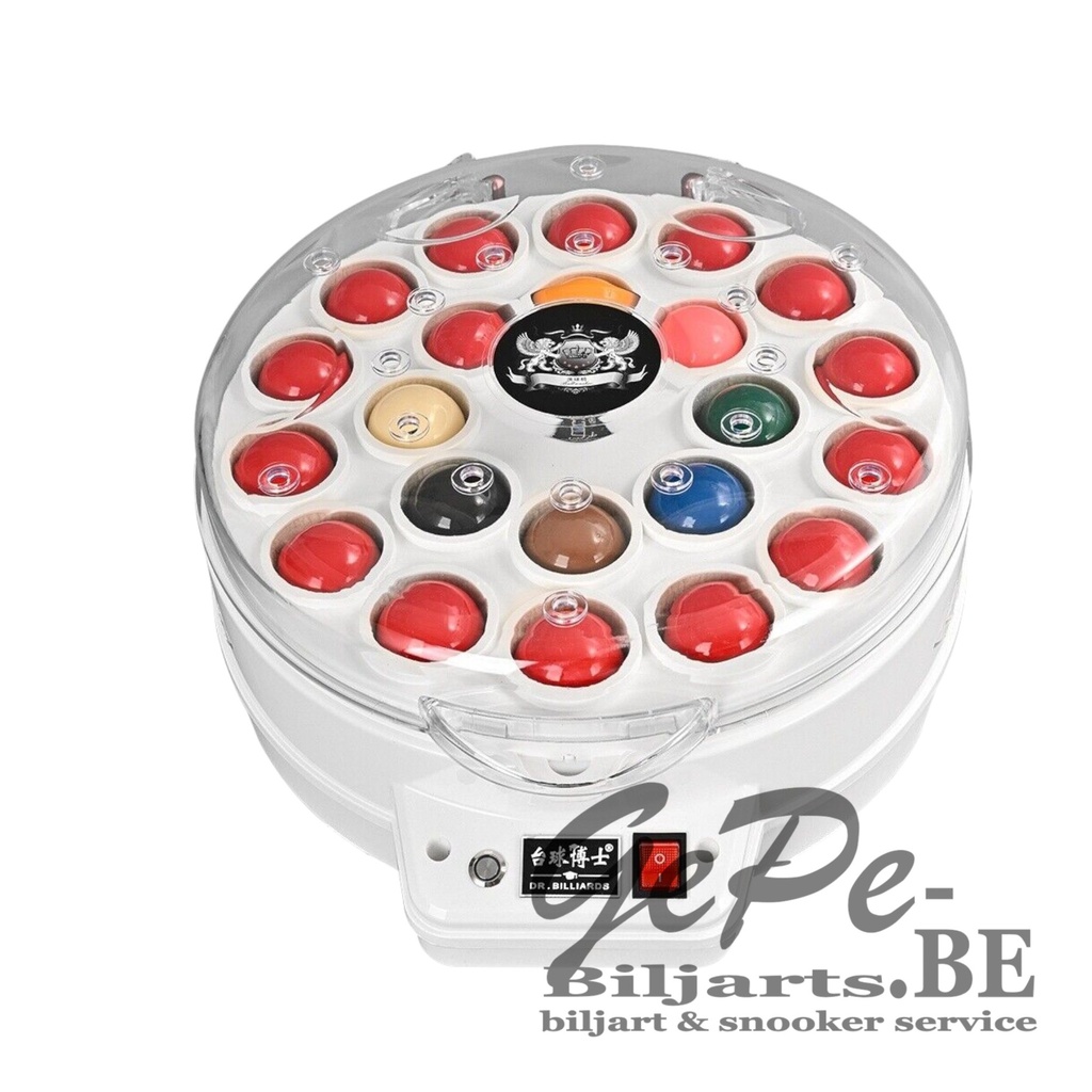 [008340004] Machine à Polir les Billes Snooker DR. Billiards