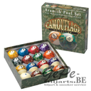 Jeu de billes de pool - Aramith Camouflage (57,2 mm)