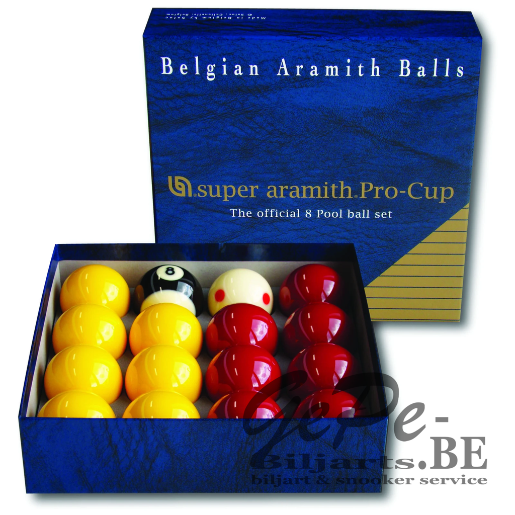 English pool ball set - Super Aramith Pro-Cup (50.8 mm)