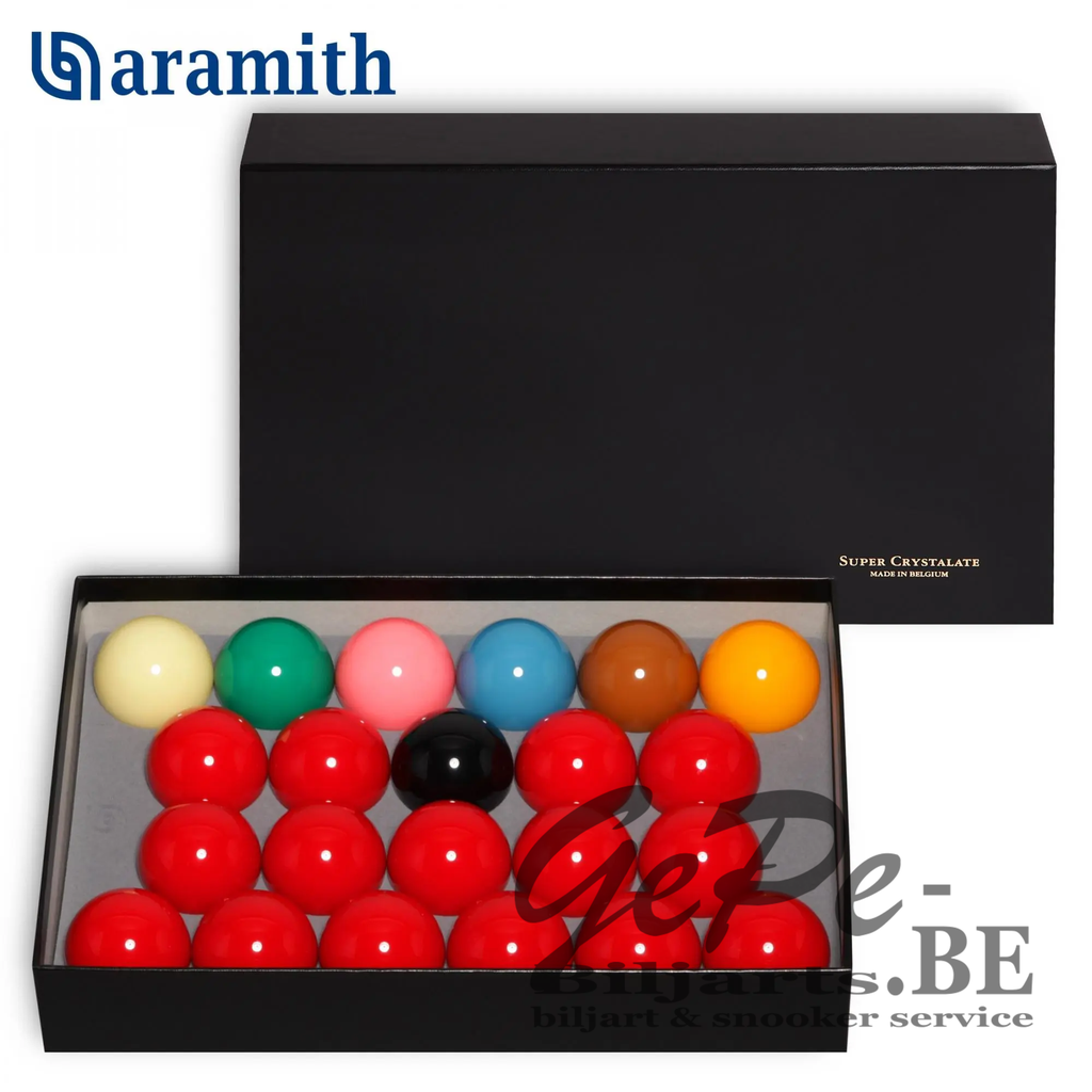 Ballenset snooker - Aramith Super Crystalate (52,4 mm)