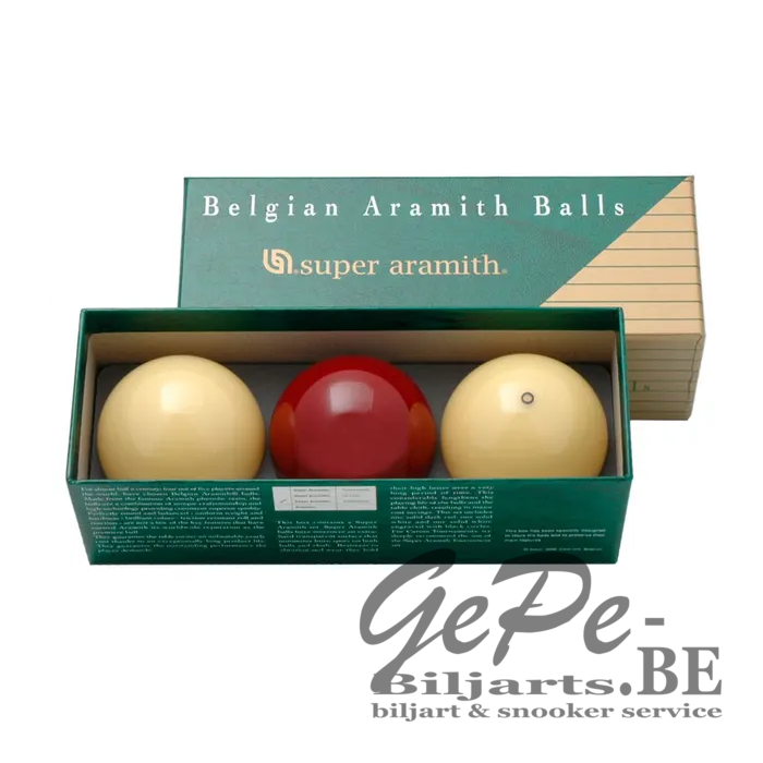 Ballenset carambole - Super Aramith Traditional (61,5 mm)