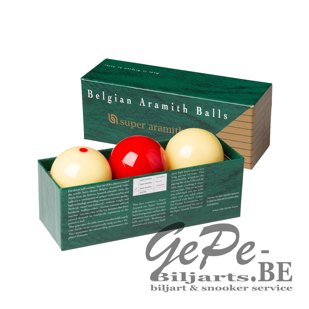 Carom ball set - Super Aramith Demonstration (61.5 mm)