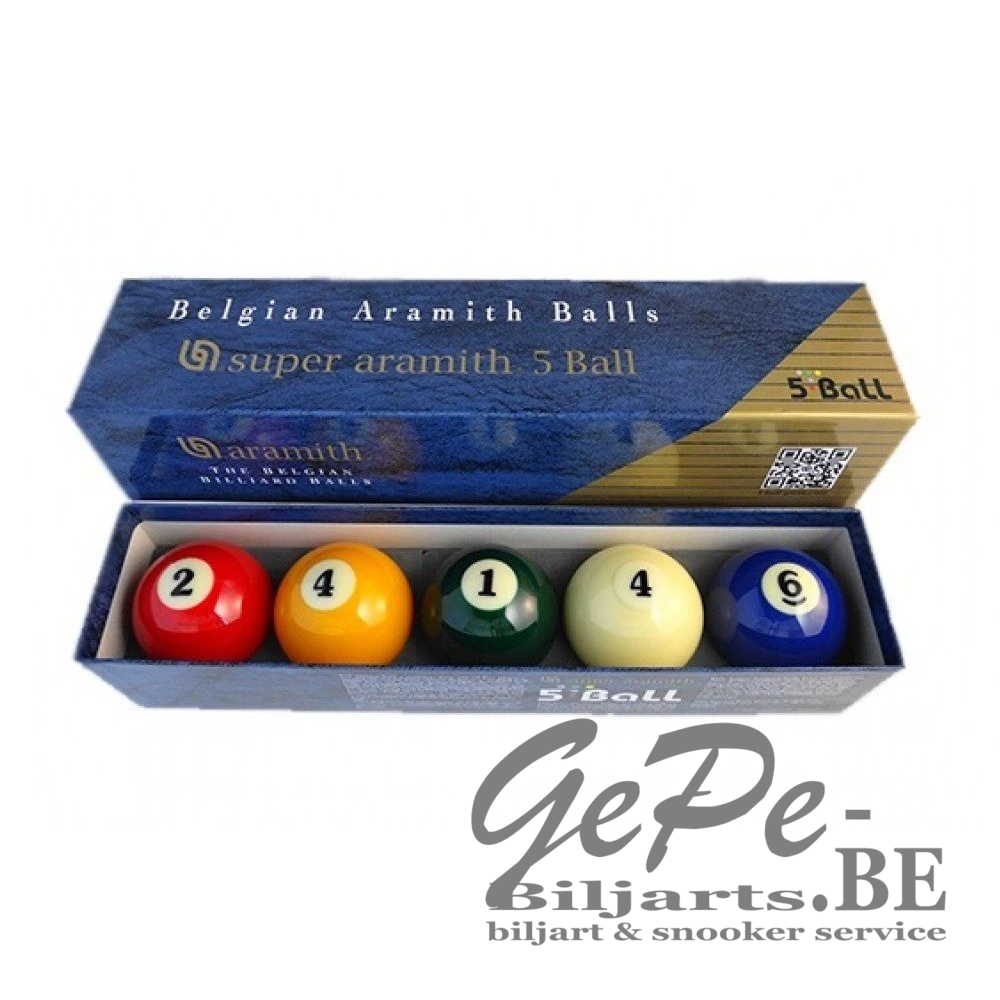 Ballenset carambole - Super Aramith 5-Ball Game (61,5 mm)
