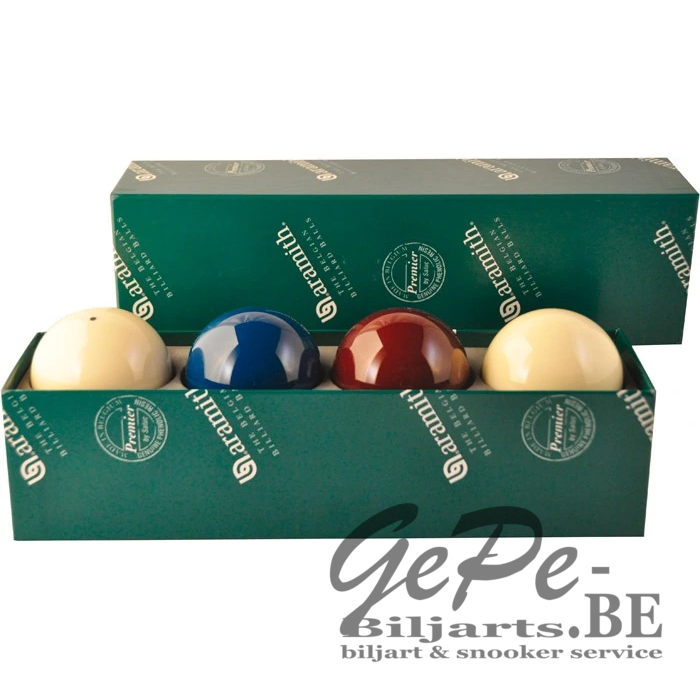 Ballenset carambole - Aramith Premier 4 ballen (61,5 mm)