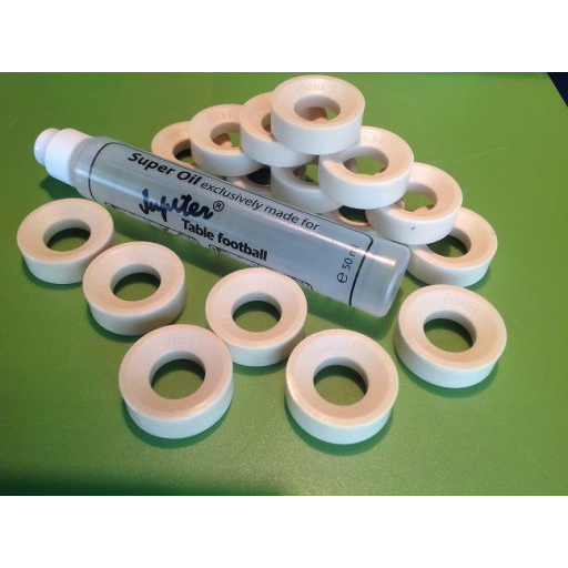 Set 16 glijlagers Jupiter met Super Oil