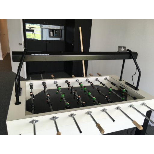 Éclairage baby-foot tout métal avec compteurs