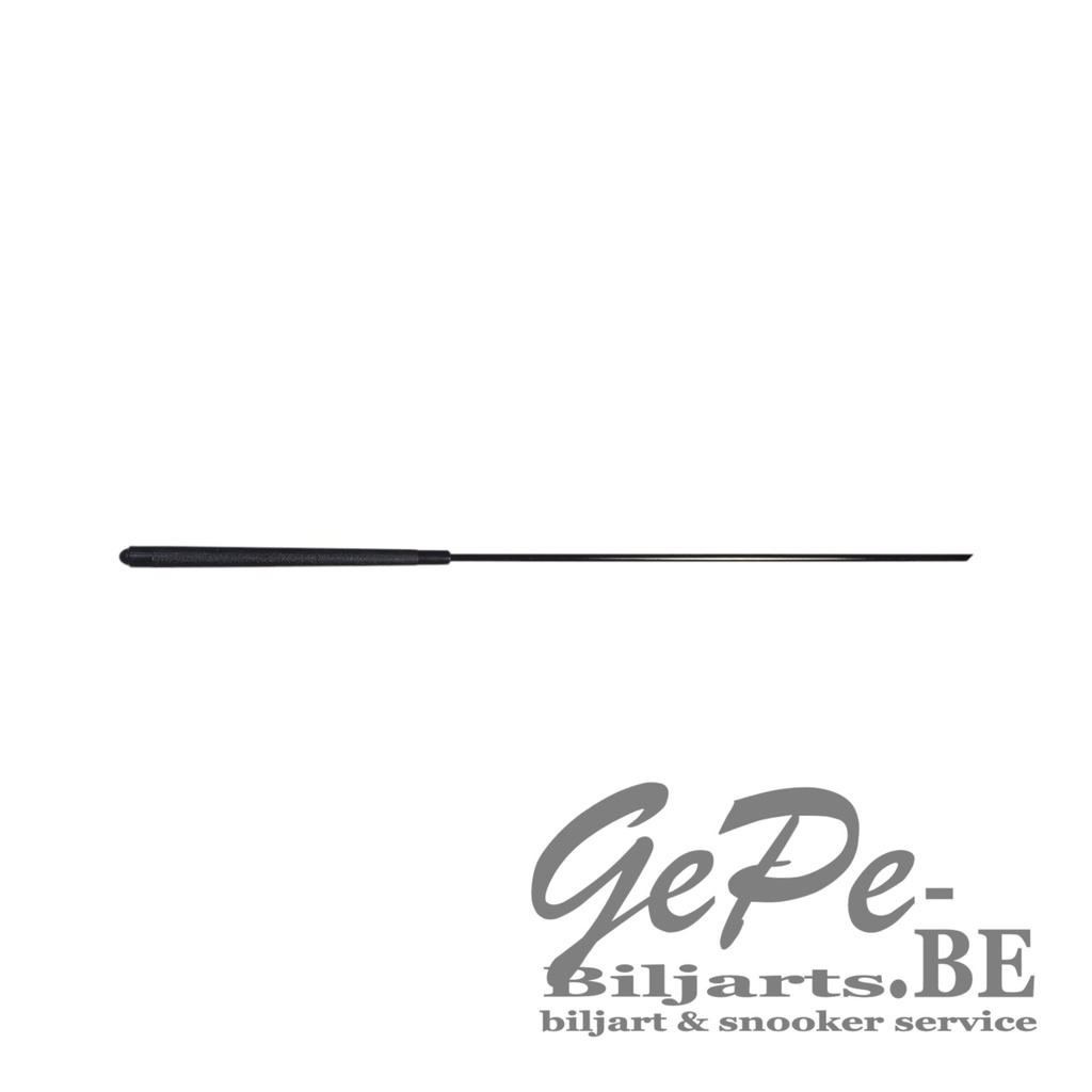 [005700000] Clubcue pool 1-delig – 140 cm, glasvezel, zwart, 12 mm