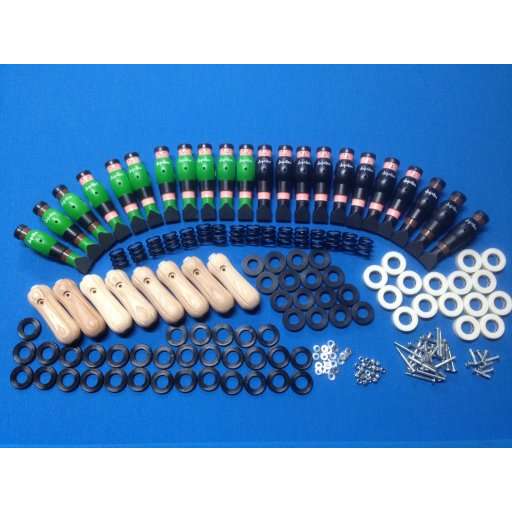 Jupiter langırt yenileme seti rulmanlı yataklı (Fosforlu yeşil/Siyah)