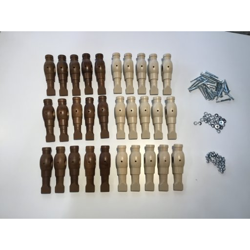 Kit de conversion Jupiter joueurs bois pour baby-foot Topper