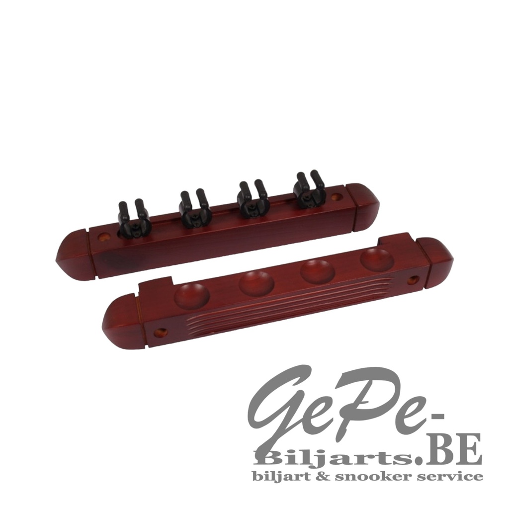 2-piece cue rack - 4 cues