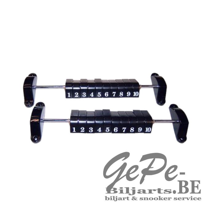 Set de Compteurs de Points Noir pour Baby-foot