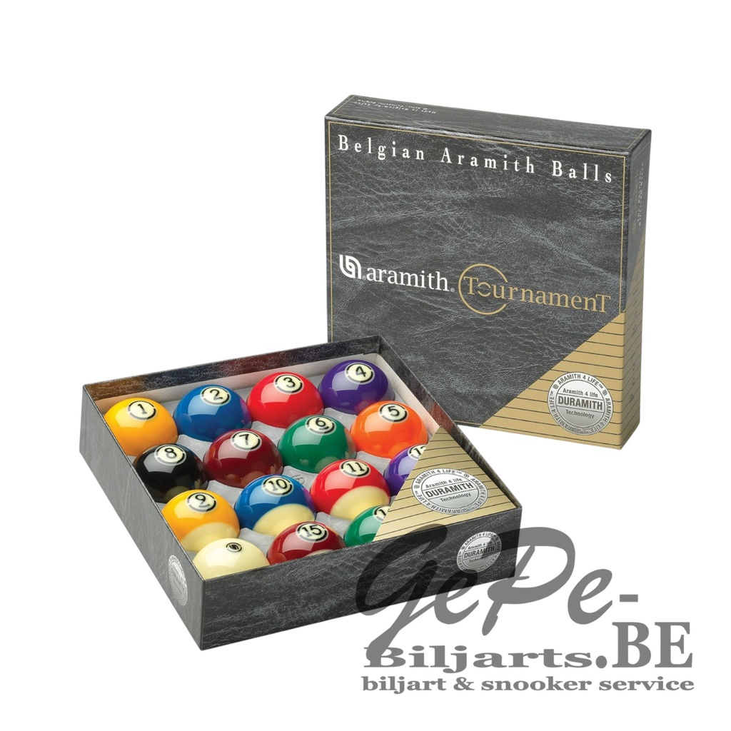 Jeu de Billes de Pool 57,2mm Aramith Tournament Duramith