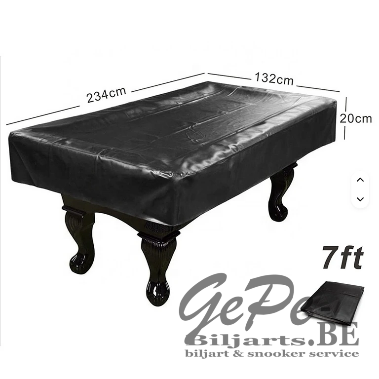 Afdekzeil Zwart Dik met Ruglaag 7ft