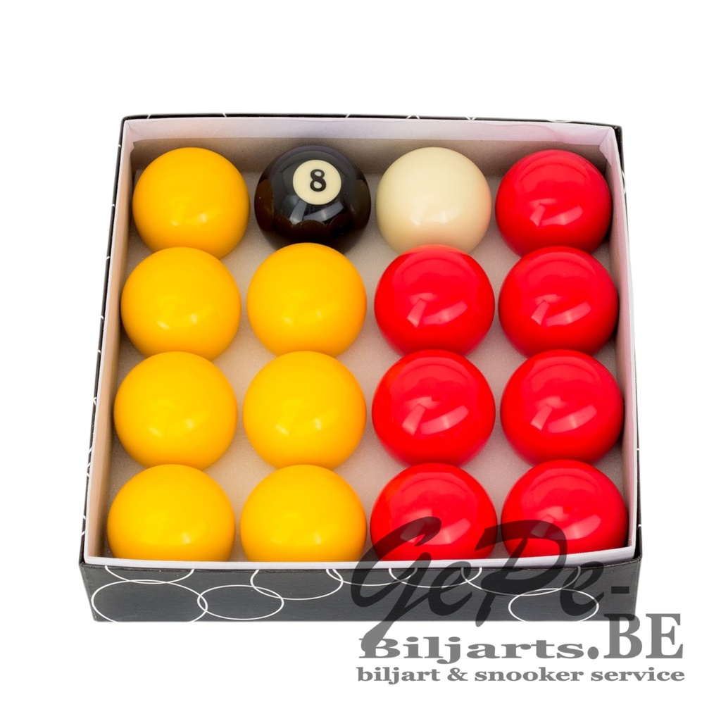 [008600000] Ballenset pool – Rood Geel (57,2 mm)