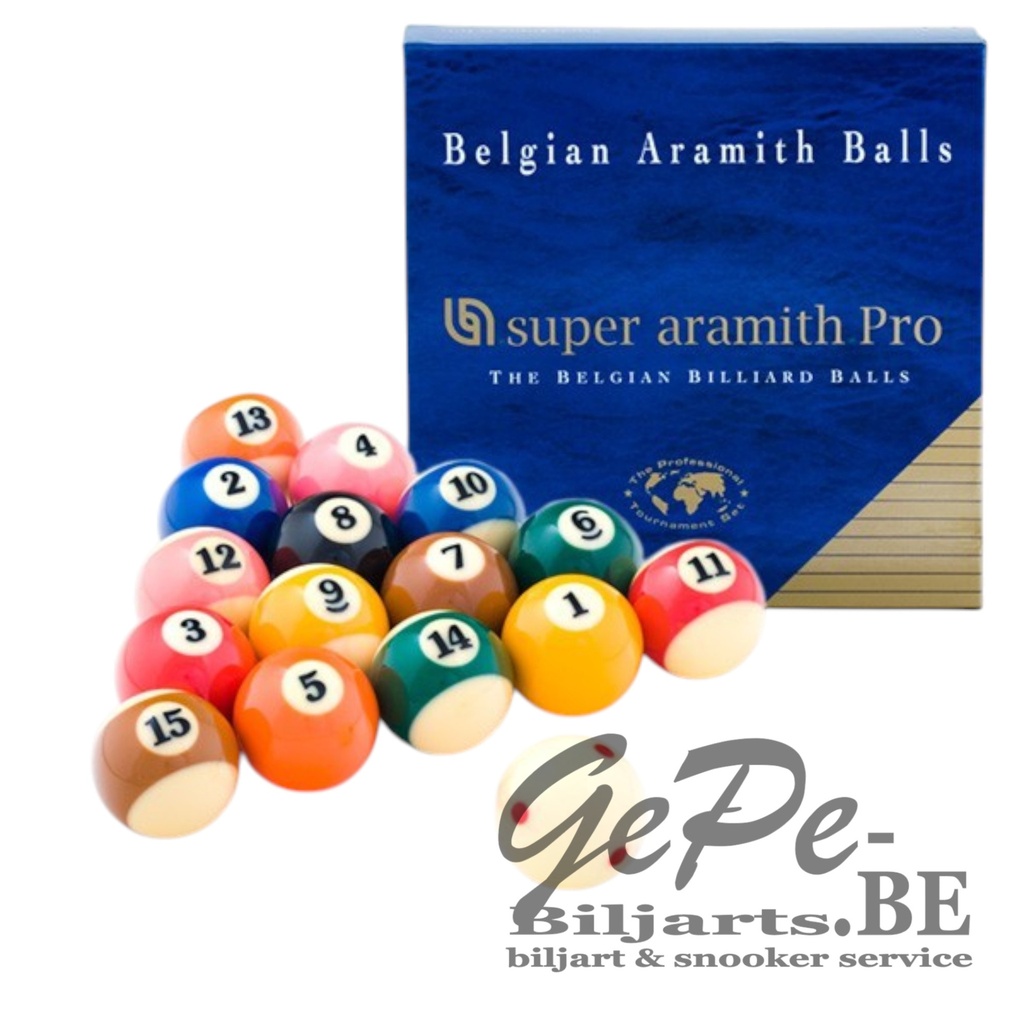 Jeu de Billes de Pool Super Aramith 57.2mm PRO-CUP TV