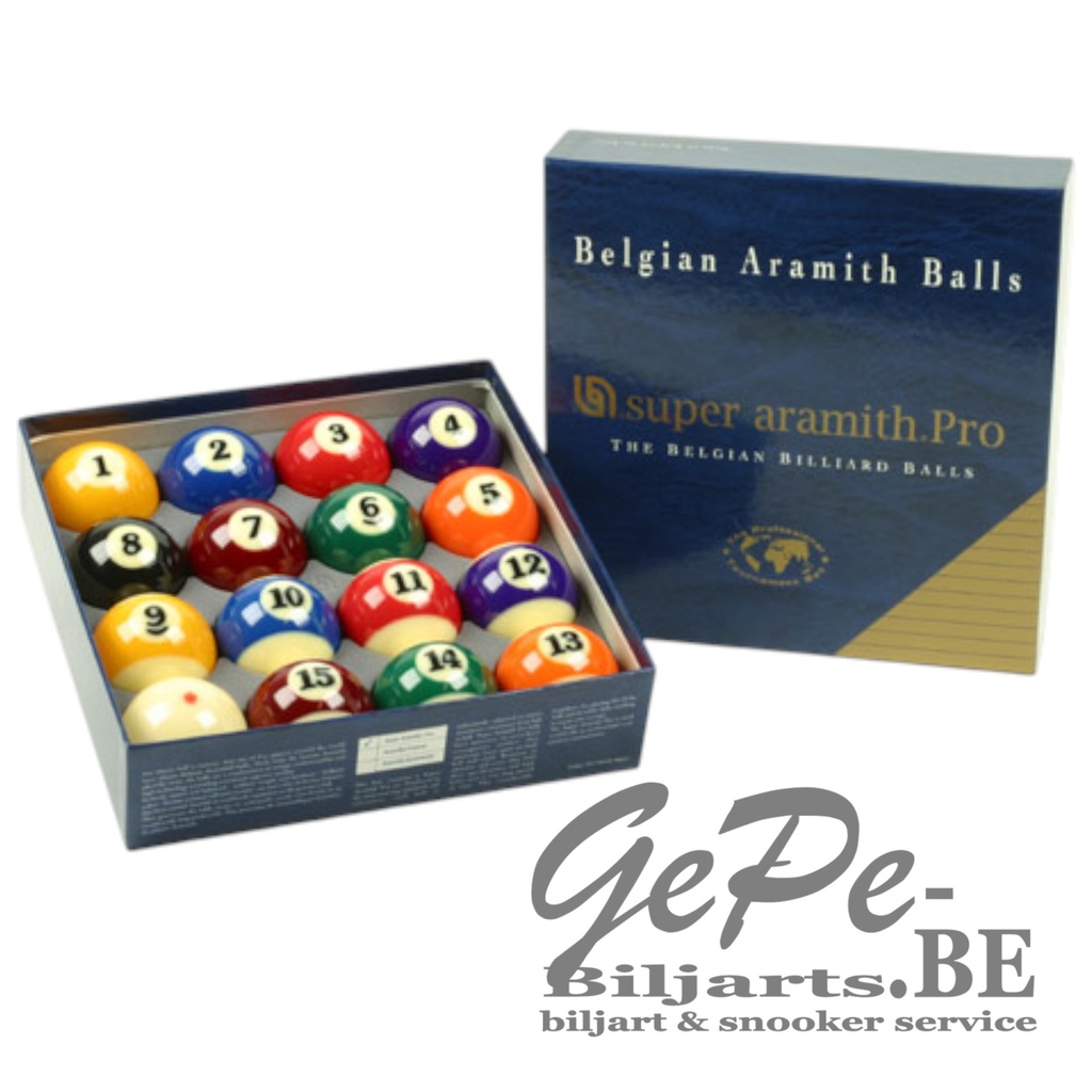 Jeu de Billes de Pool Super Aramith Pro 57.2mm