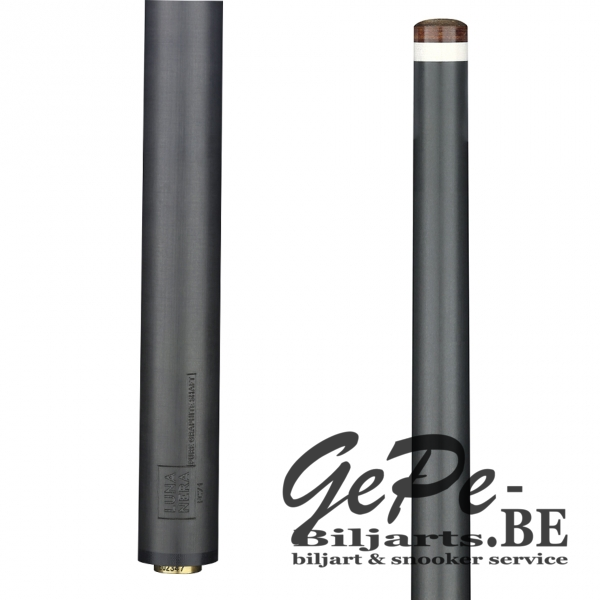 [020010000] Longoni topeind Luna Nera 11,8mm VP2 witte ferrule (Uitvoering: FE71 - Eiffel taper 71cm length)