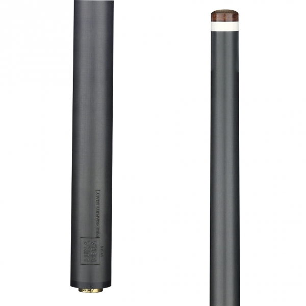 [020030000] Longoni topeind Luna Nera 11,8mm VP2 witte ferrule (Uitvoering: FC69 - Conic taper 69cm length)
