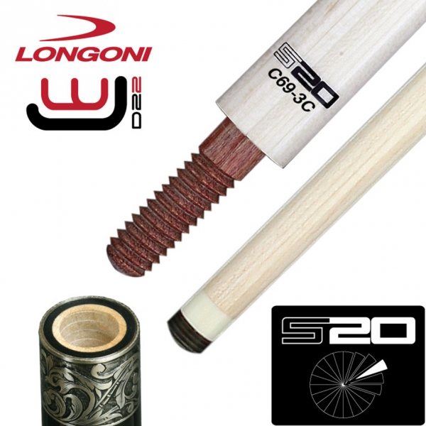 [020200000] Longoni topeind S20 - C69cm 11,8mm W/J